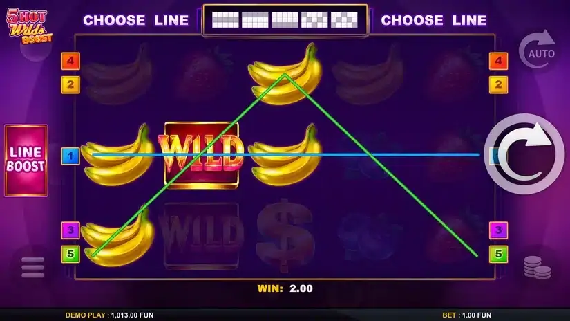 5 Hot Wilds Boost slot screenshot 4