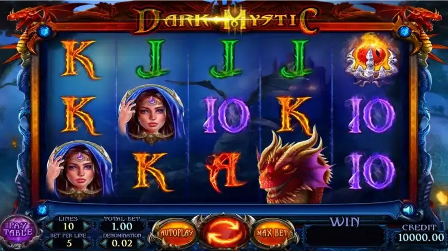 Dark Mystic slot screenshot 1