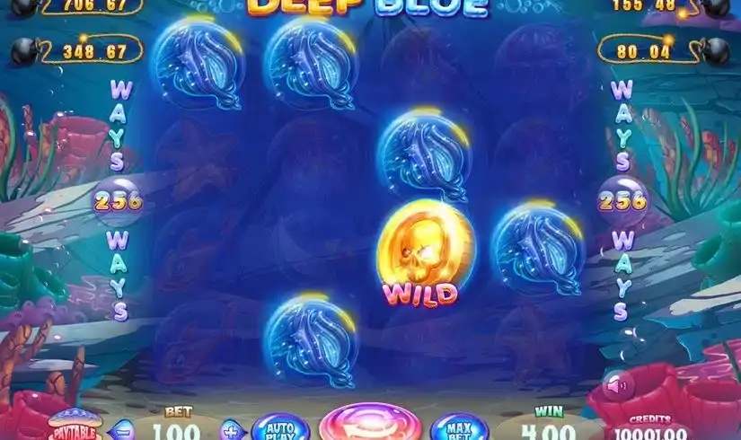 Deep Blue slot screenshot 3