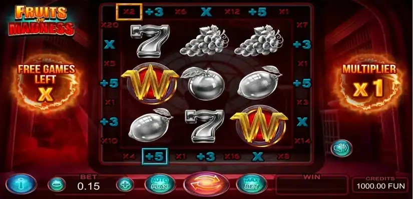Fruits Of Madness slot screenshot 1