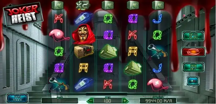 Joker Heist slot screenshot 