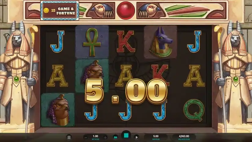 Curse of Ra slot screenshot 5