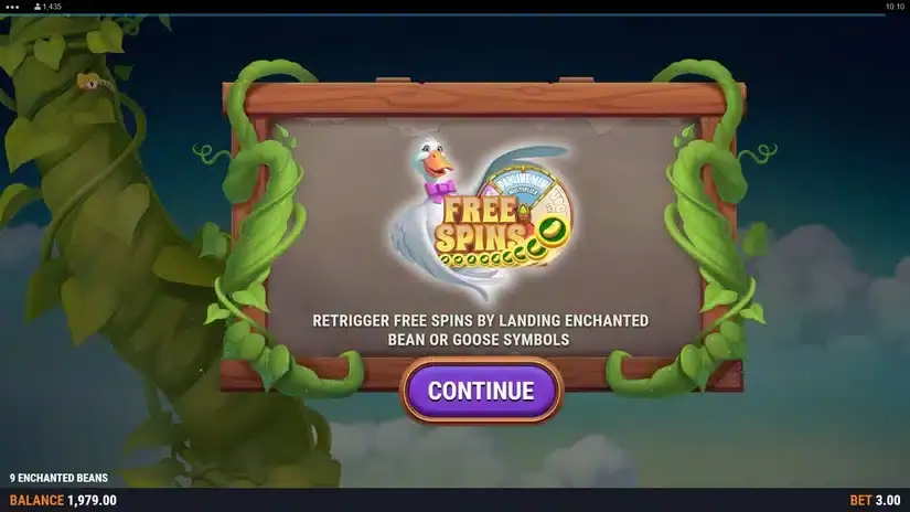 9 Enchanted Beans slot screenshot 6