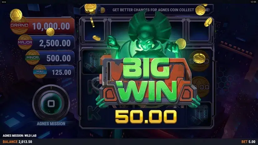 Agnes Mission: Wild Lab slot screenshot 6