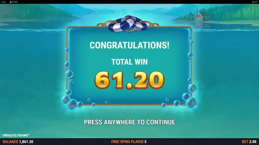 Fintastic Fishing slot screenshot 6