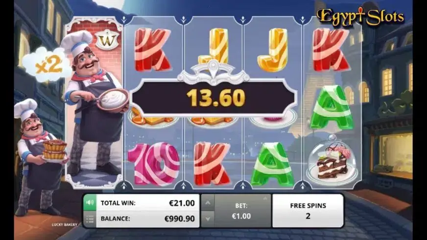 Lucky Bakery slot screenshot 2