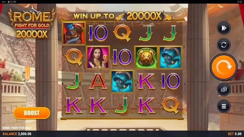 Rome Fight For Gold slot screenshot 