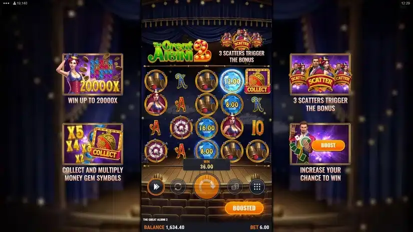 The Great Albini 2 slot screenshot 5