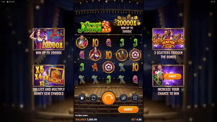 The Great Albini 2 slot screenshot 1