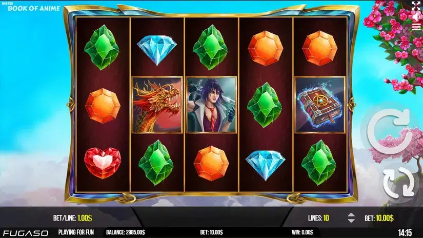 Book of Anime slot screenshot 1