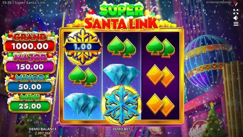 Super Santa Link: Running Wins slot screenshot 4