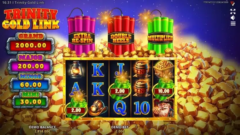 Trinity Gold Link: Running Wins slot screenshot 1
