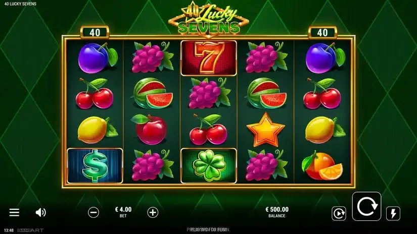 40 Lucky Sevens slot screenshot 1