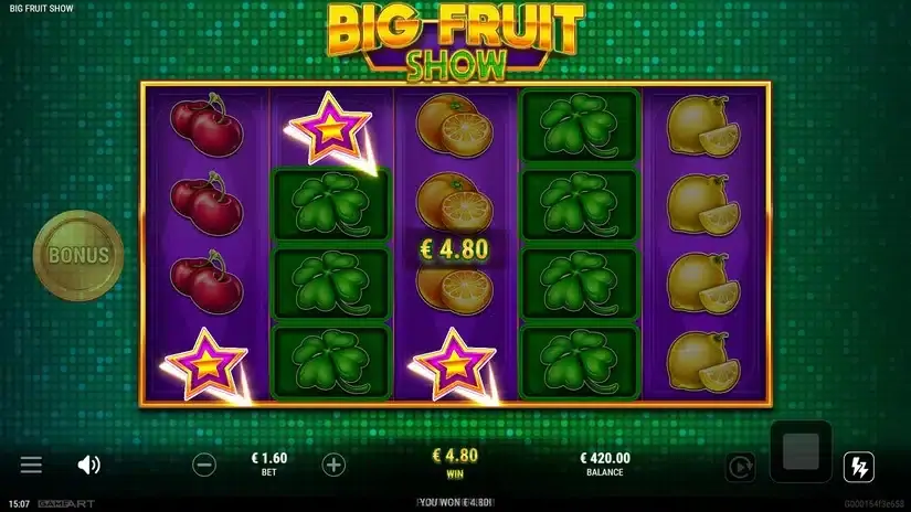 Big Fruit Show slot screenshot 2