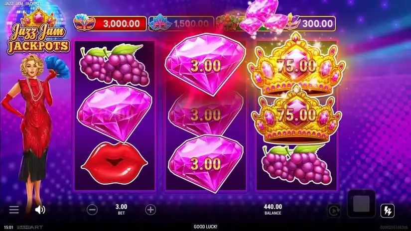 Jazz Jam Jackpots slot screenshot 3