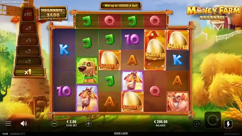 Money Farm Megaways slot screenshot 2