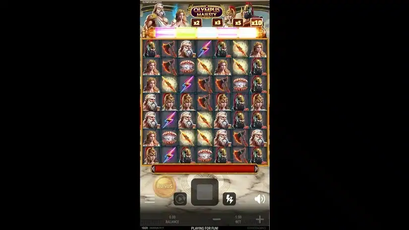 Olympus Majesty slot screenshot 3