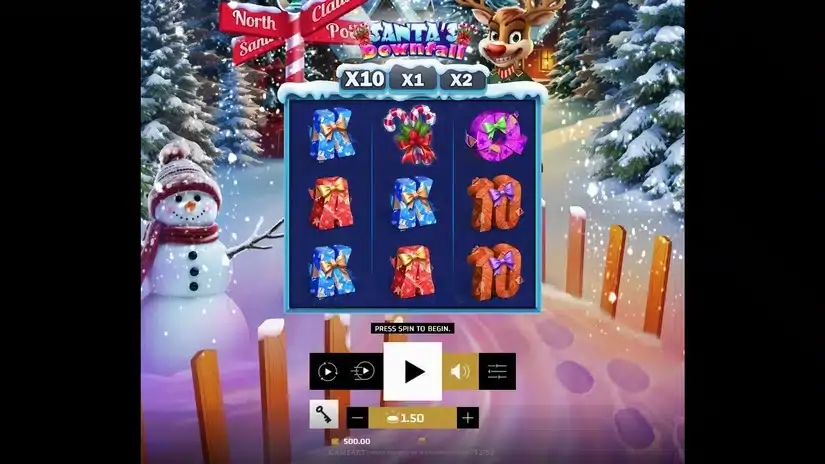 Santa’s Downfall slot screenshot 1
