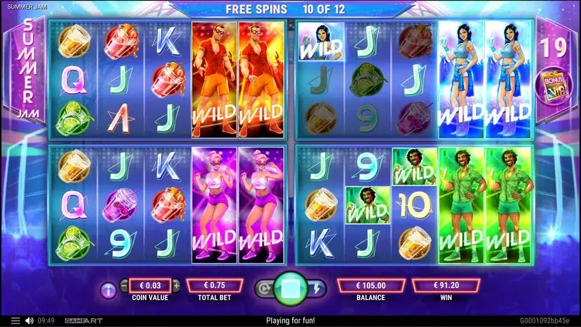 Summer Jam slot screenshot 8