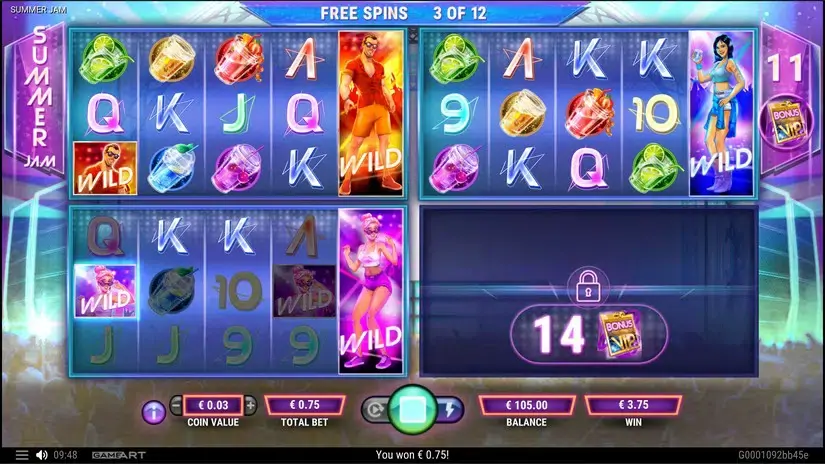 Summer Jam slot screenshot 7