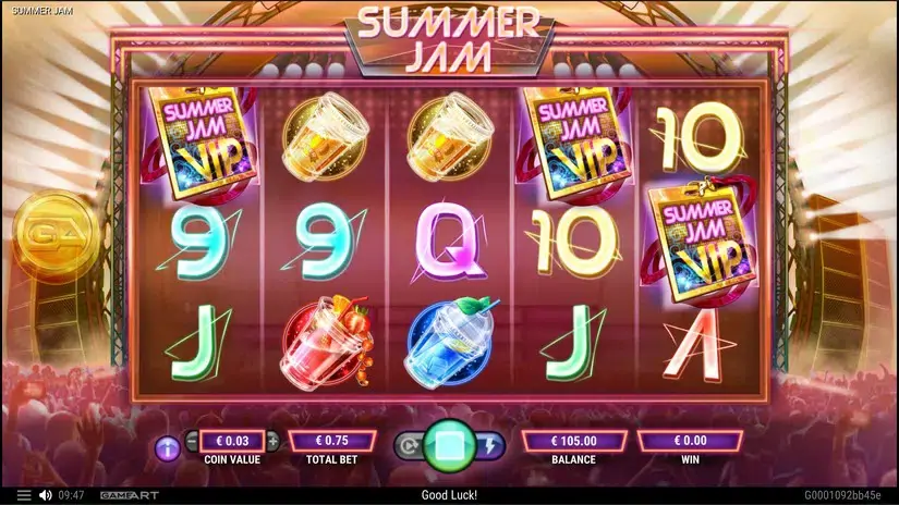 Summer Jam slot screenshot 5