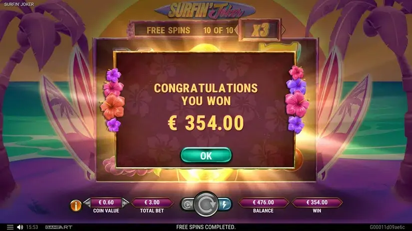 Surfin’ Joker slot screenshot 8