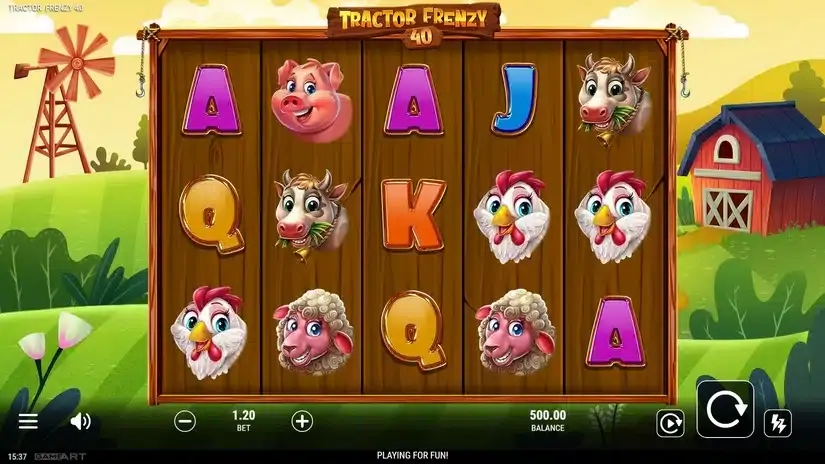 Tractor Frenzy 40 slot screenshot 1