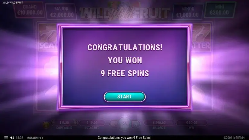 Wild Wild Fruit slot screenshot 5