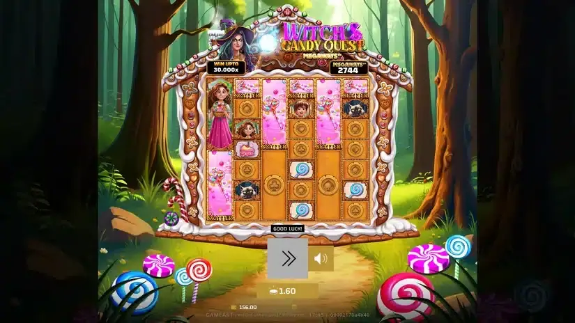 Witch’s Candy Quest Megaways slot screenshot 2