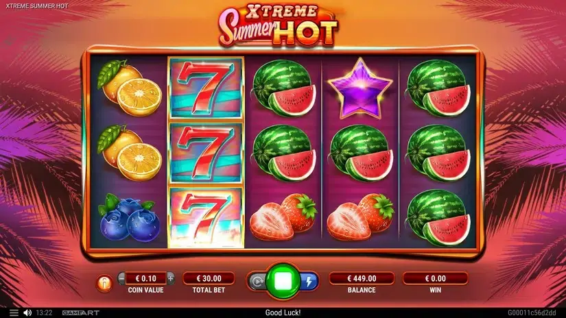 Xtreme Summer Hot slot screenshot 3