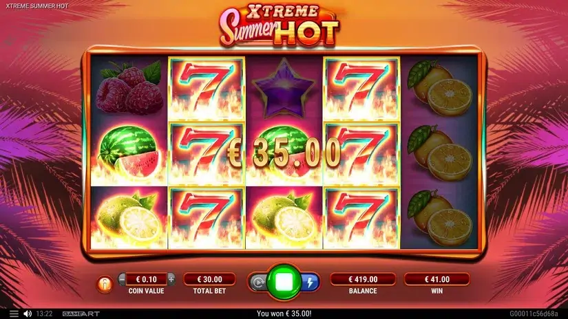 Xtreme Summer Hot slot screenshot 6