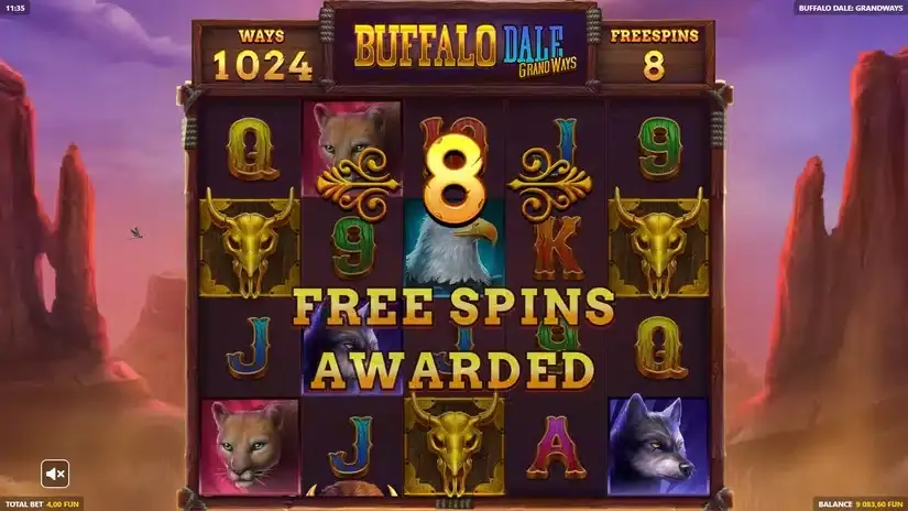 Buffalo Dale: Grandways slot screenshot 8