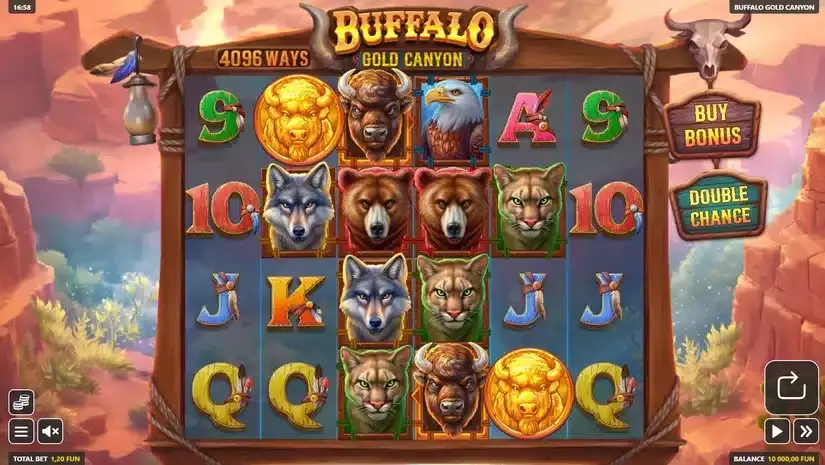 Buffalo Gold Canyon slot screenshot 1