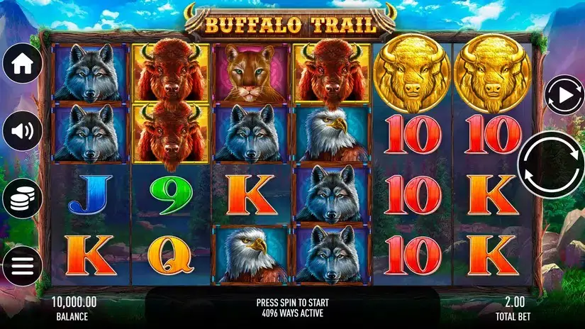 Buffalo Trail slot screenshot 1