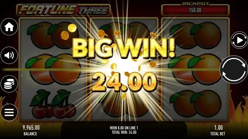 Fortune Three slot screenshot 5
