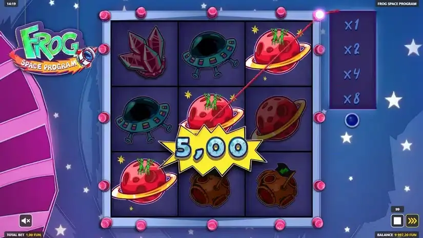 Frog Space Program slot screenshot 4