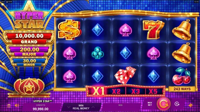 Hyper Star slot screenshot 1
