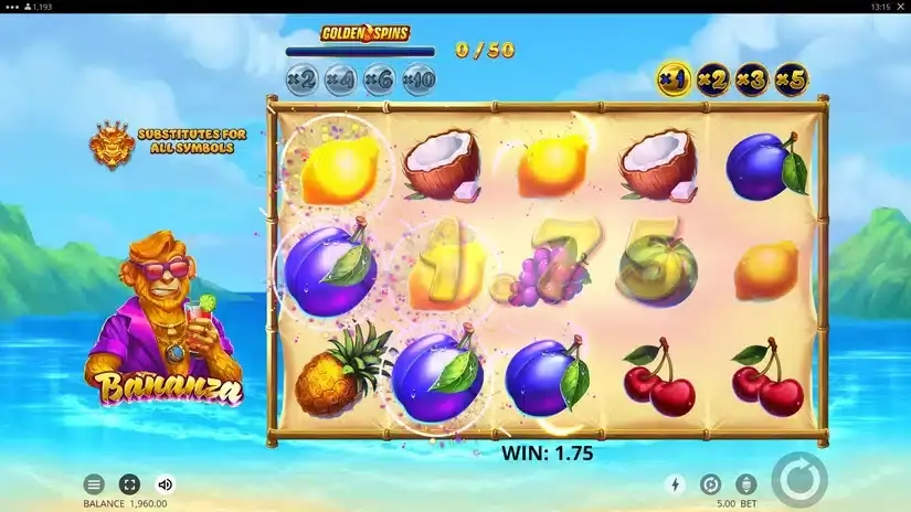 Bananza slot screenshot 2