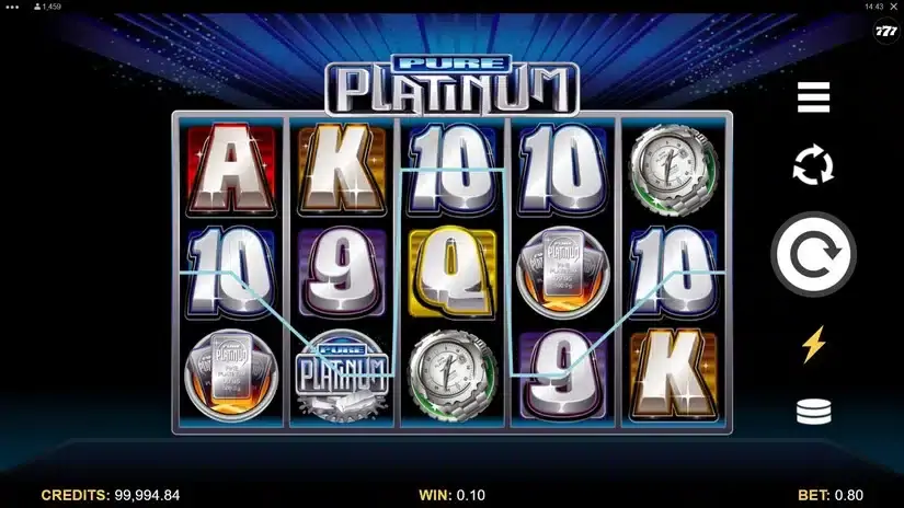 Pure Platinum slot screenshot 3