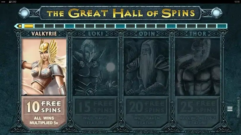 Thunderstruck 2 slot screenshot 3