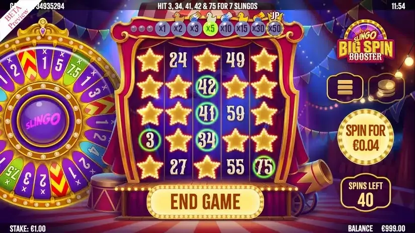 Slingo Big Spin Booster slot screenshot 4