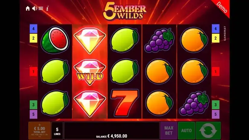 5 Ember Wilds slot screenshot 3