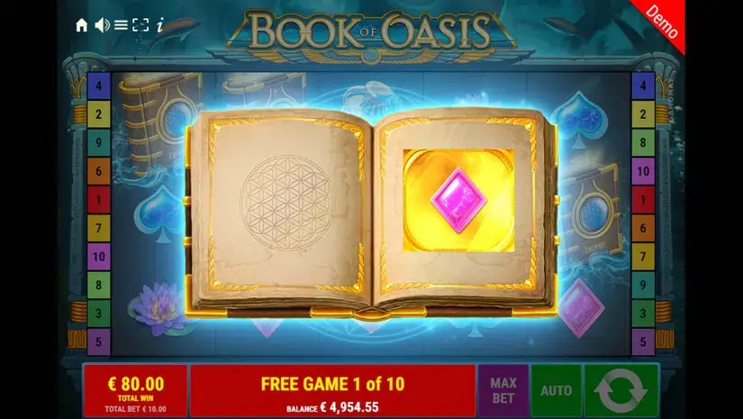 Book of Oasis slot screenshot 5