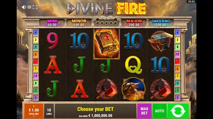 Divine Fire slot screenshot 1