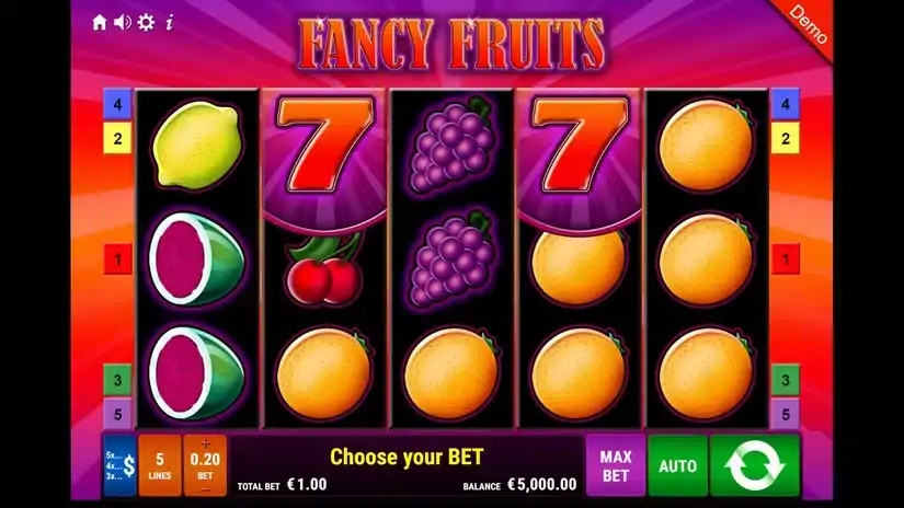 Fancy Fruits slot screenshot 1