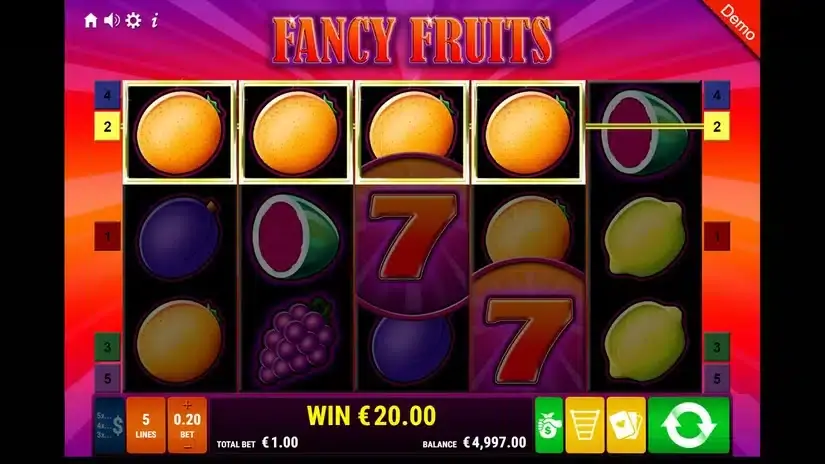 Fancy Fruits slot screenshot 3