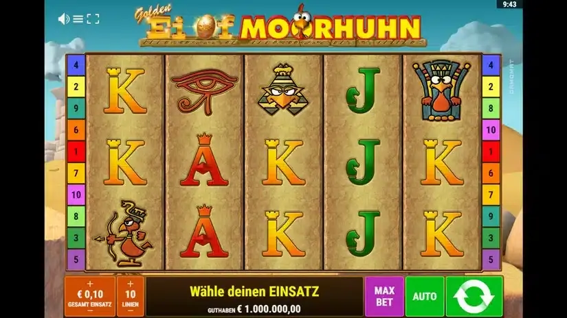 Golden Egg of Crazy Chicken slot screenshot 1