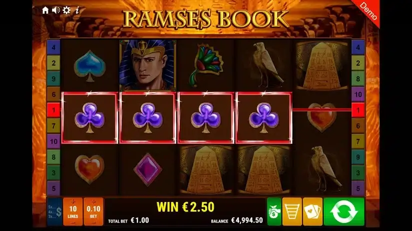 Ramses Book slot screenshot 2