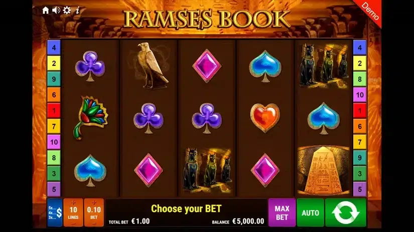 Ramses Book slot screenshot 1