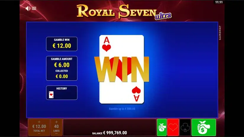 Royal Seven Ultra slot screenshot 4